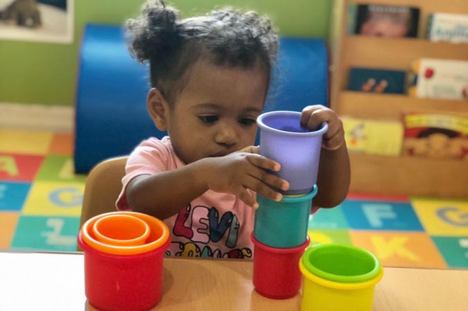 Toddler sales stacking cups